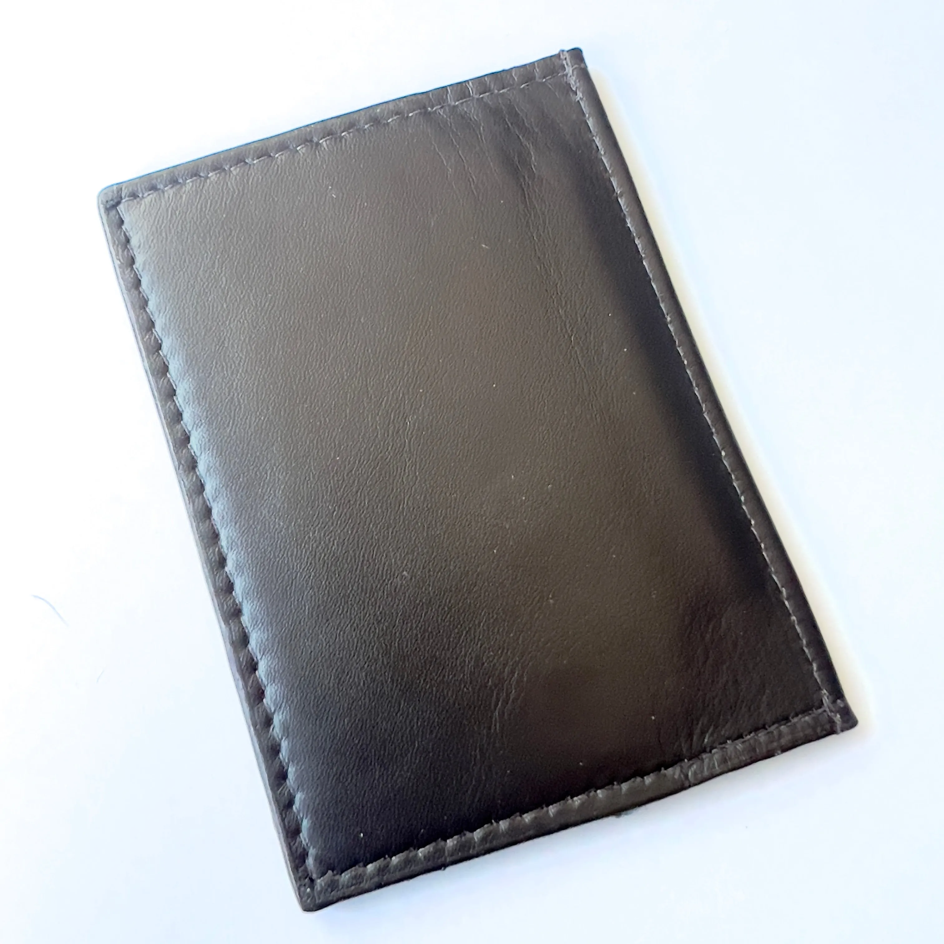 ZENITH Brown Genuine Leather Card Holder